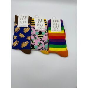"Two Left Feet" novelty socks